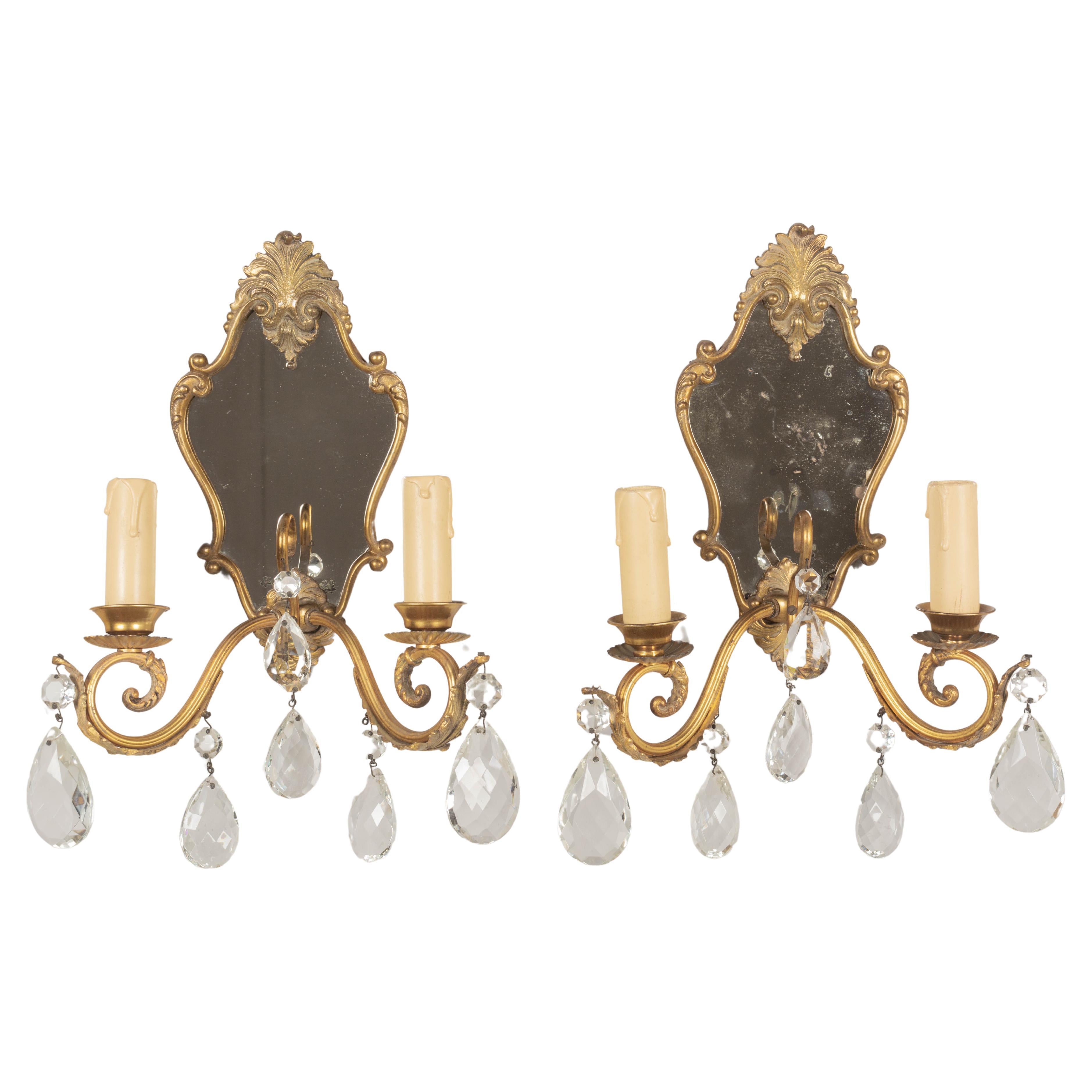 Crystal sconces cheap for sale