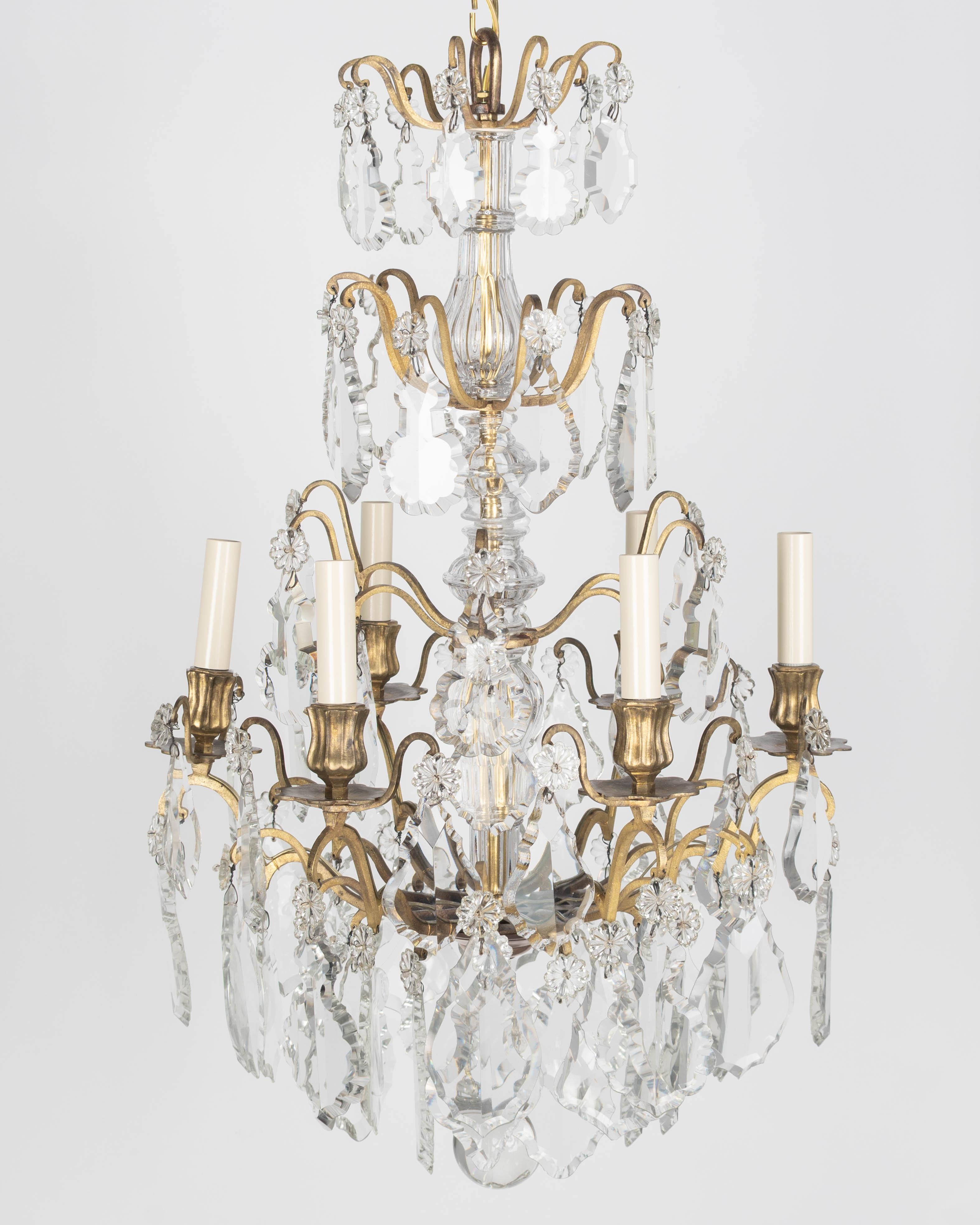 Lustre en cristal français de style Louis XV en vente 4