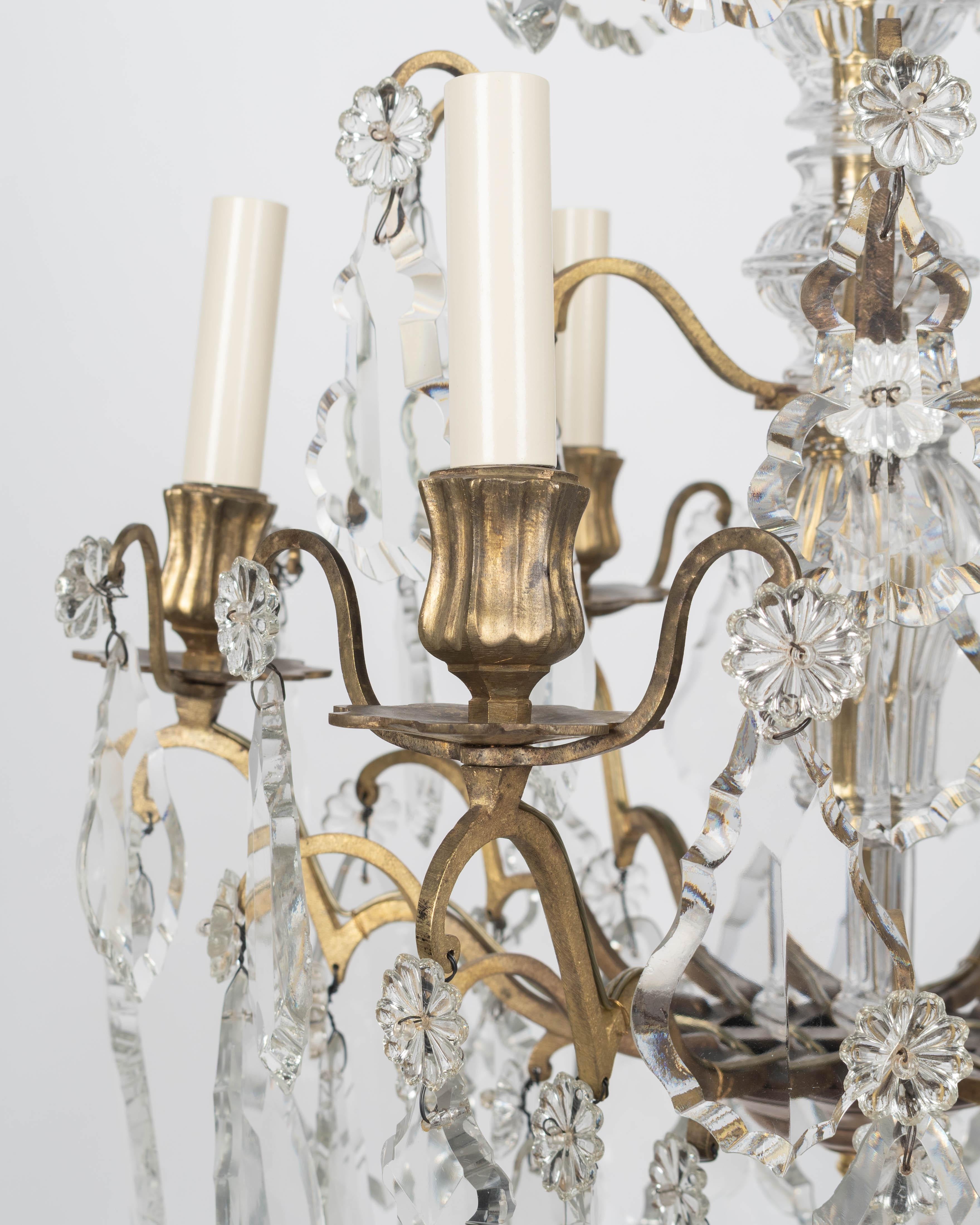 Lustre en cristal français de style Louis XV en vente 9