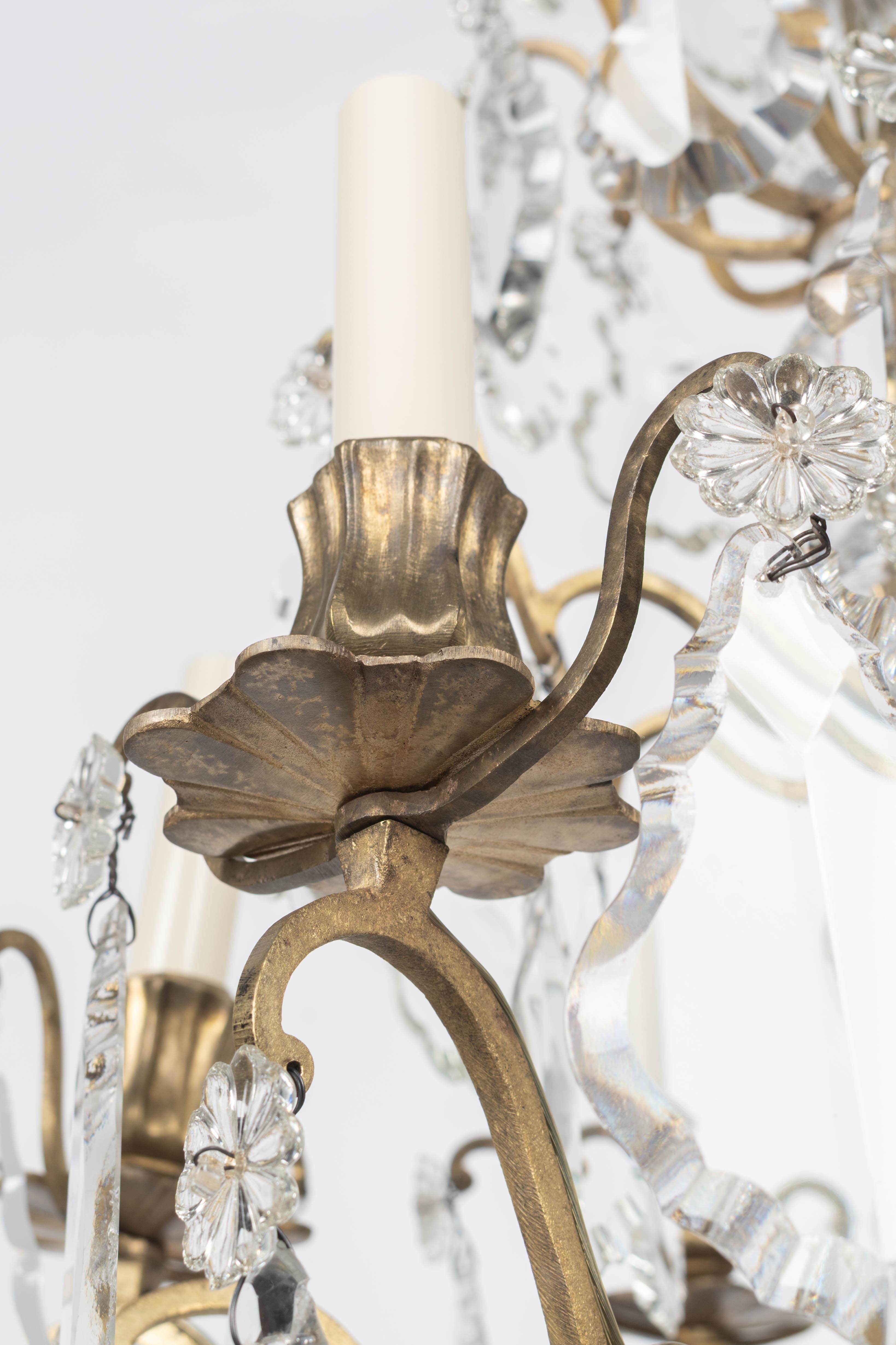 Lustre en cristal français de style Louis XV en vente 10