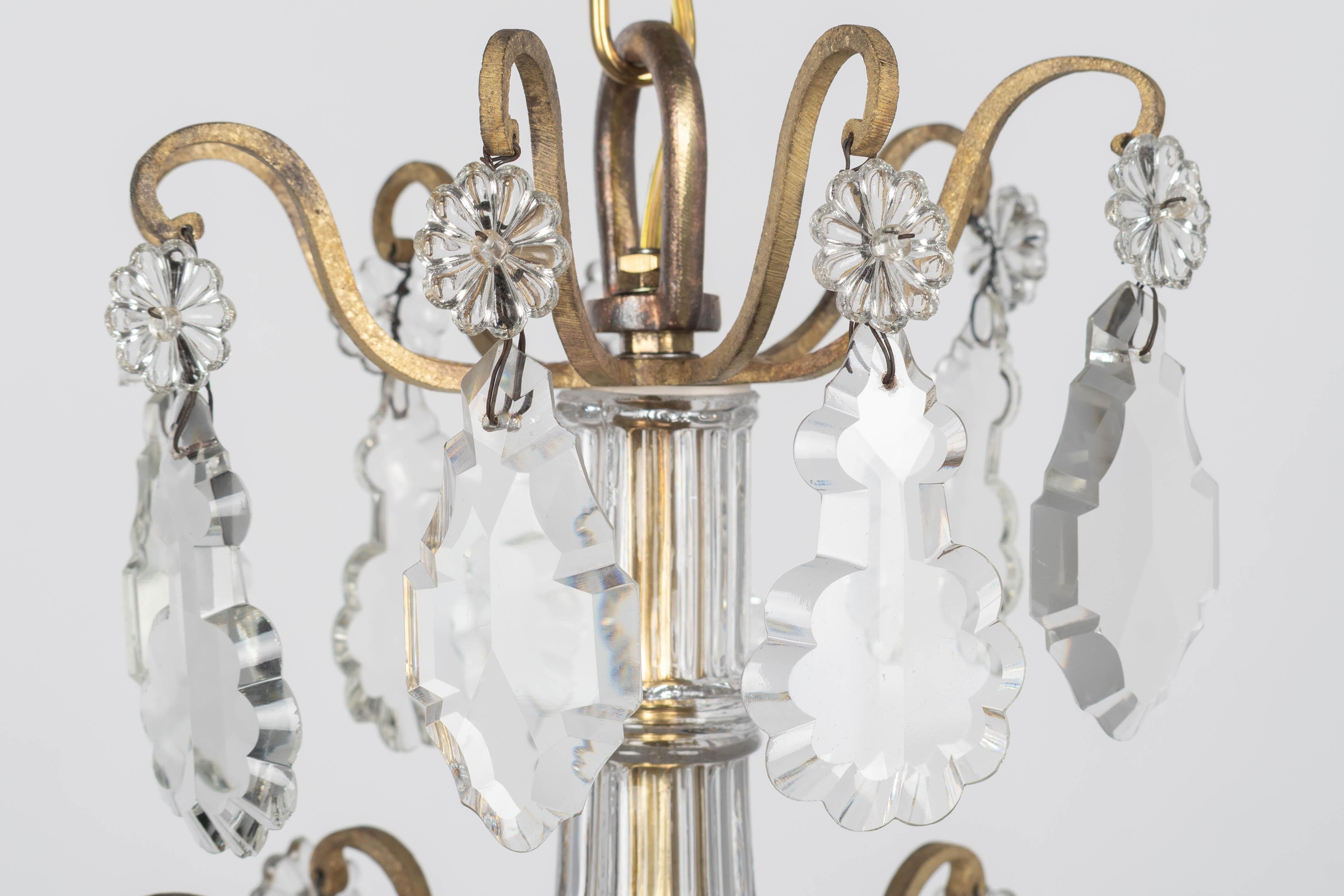 Lustre en cristal français de style Louis XV en vente 11