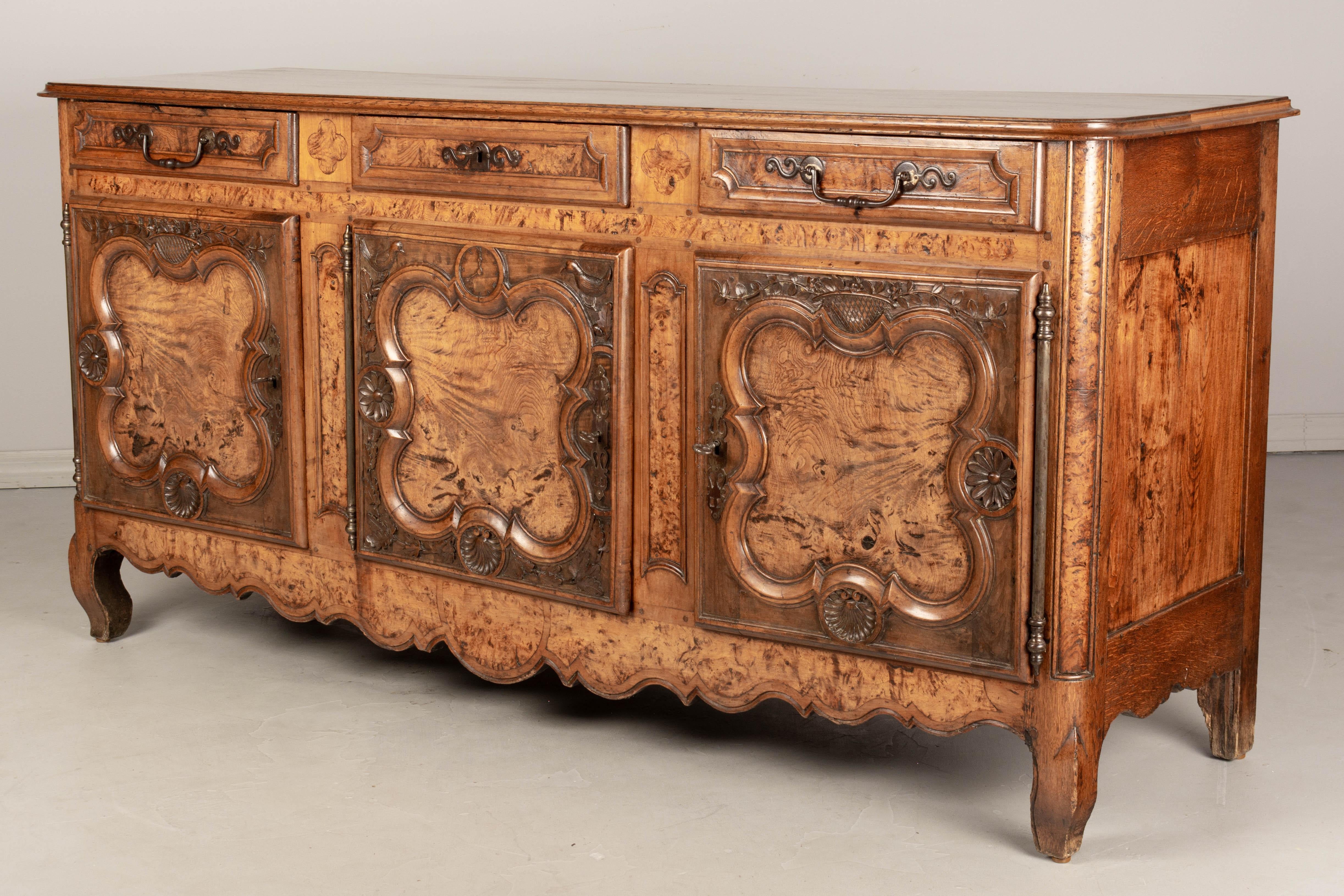 20th Century Louis XV Style French Enfilade or Sideboard