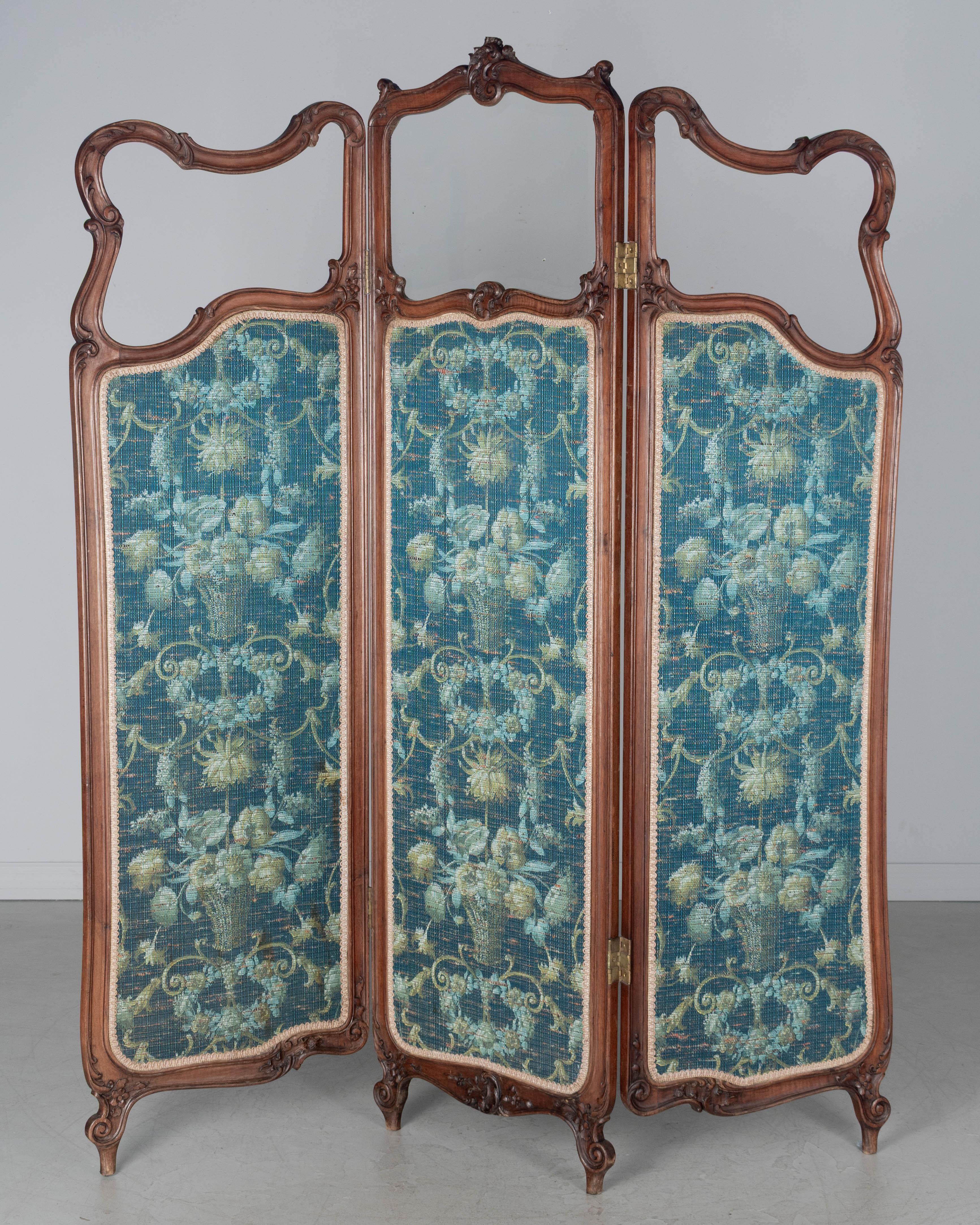 Louis XV Style French Folding Screen or Room Divider 1