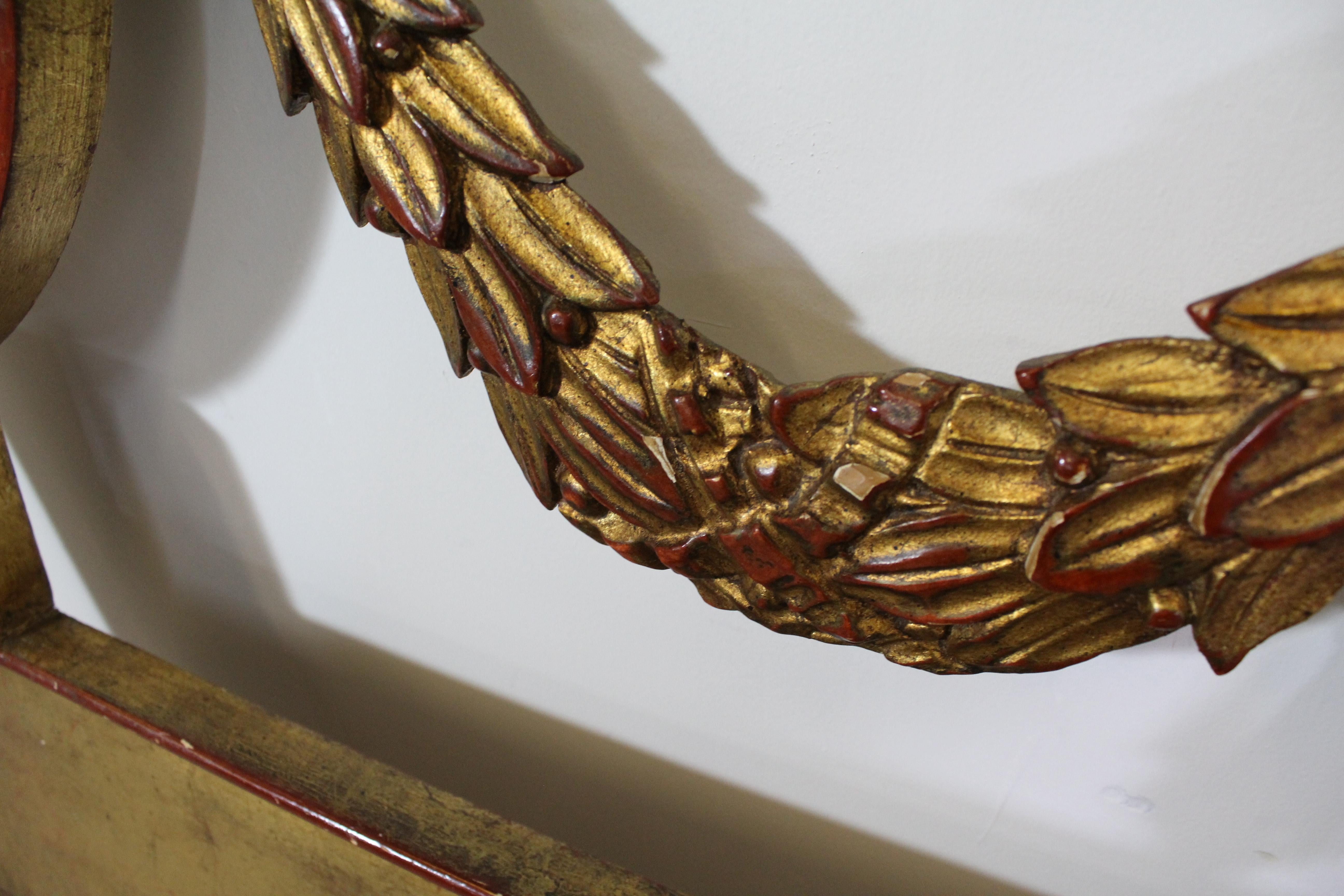 Louis XV Style French Gold Gilt Carved Fleur-De-Lis King Size Headboard 6
