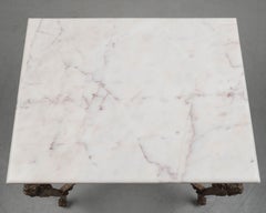 Louis XV Style French Onyx Top Table