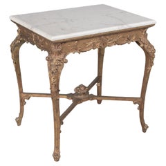 Louis XV Style French Onyx Top Table
