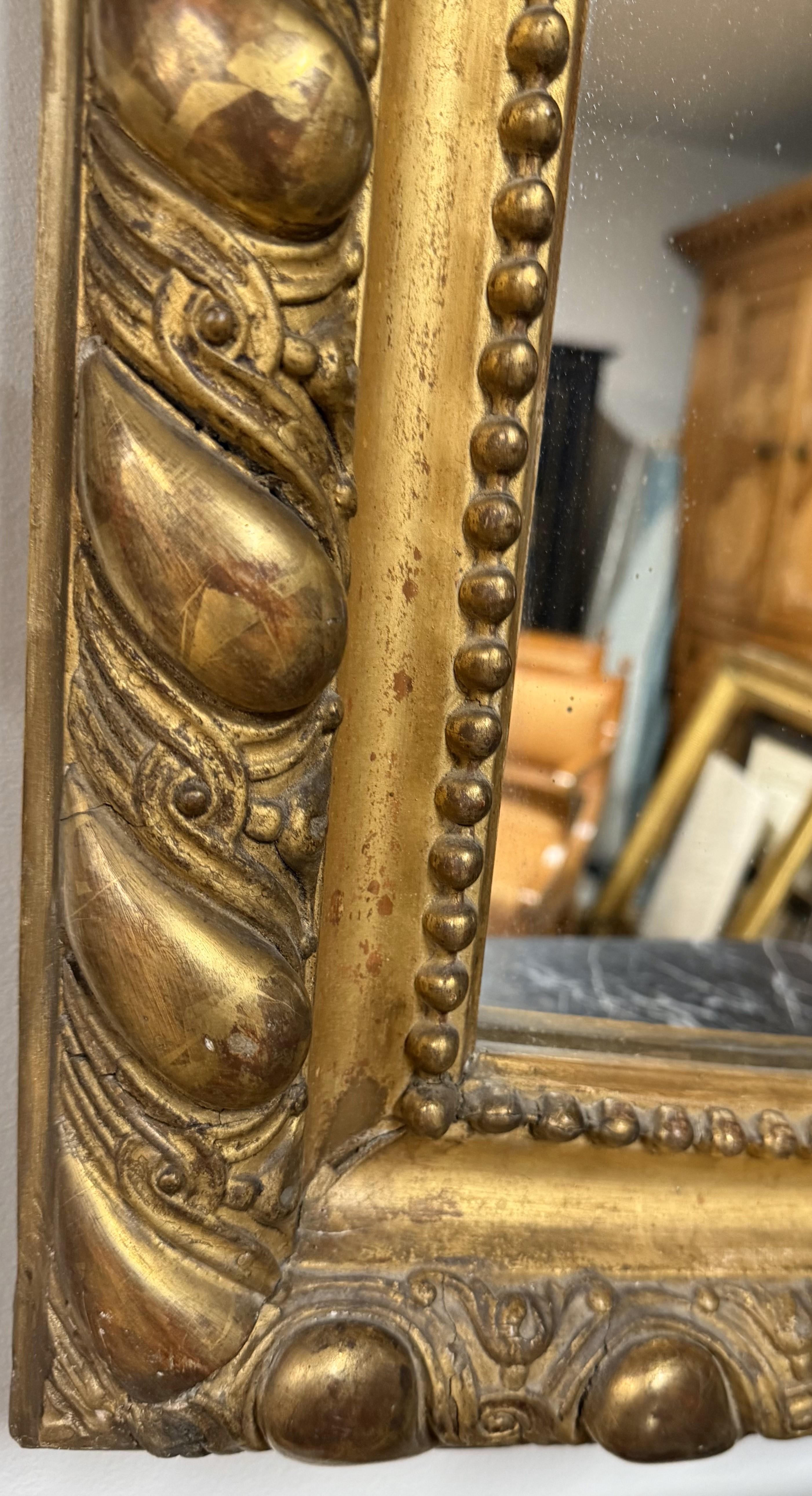 XIXe siècle Miroir provincial français de style Louis XV en vente