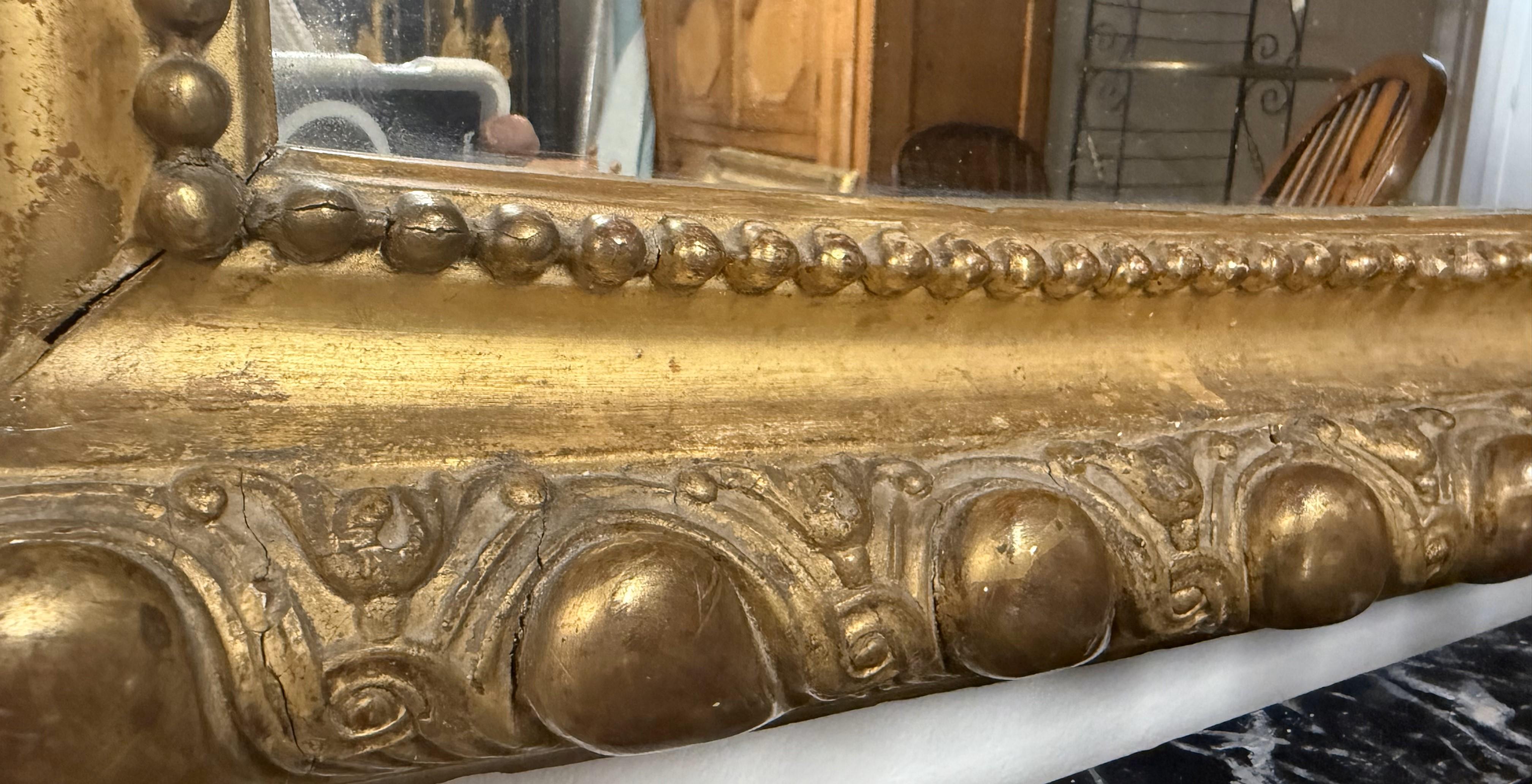 Verre Miroir provincial français de style Louis XV en vente