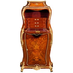 Louis XV Style French Secrétaire by Henry Dasson