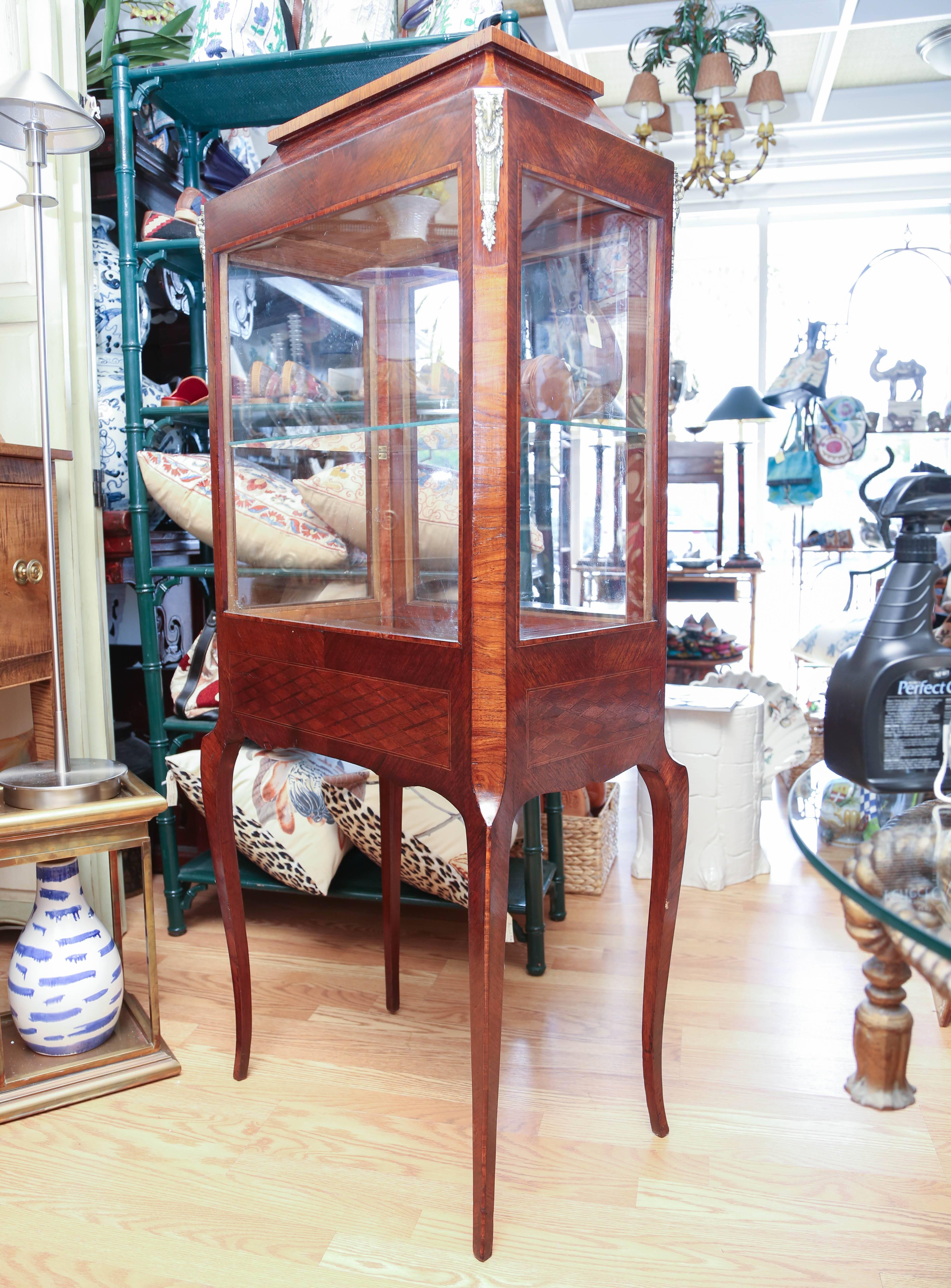 19th Century Louis XV Style French Vitrine For Sale