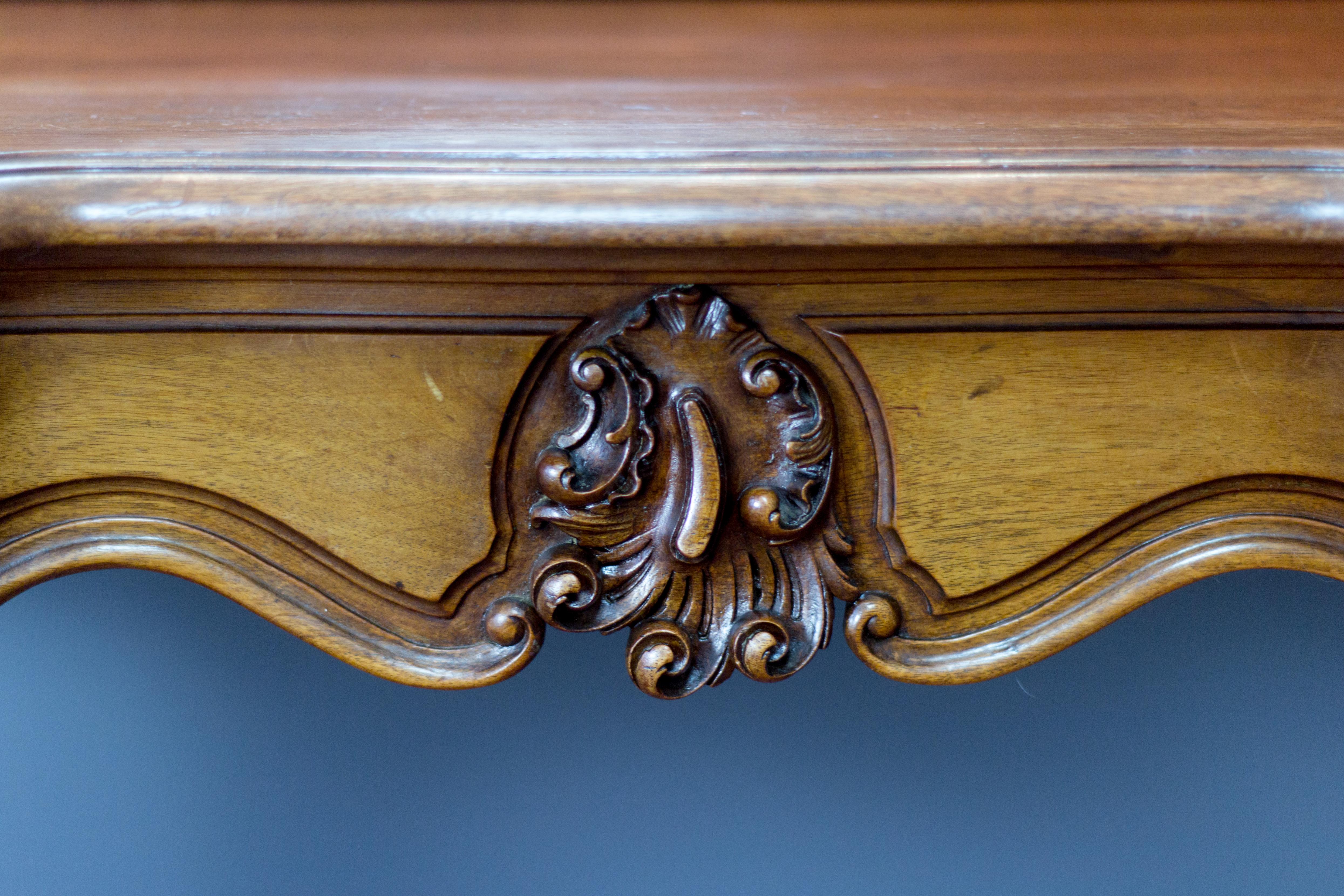 Louis XV Style French Walnut Dressing Table 7