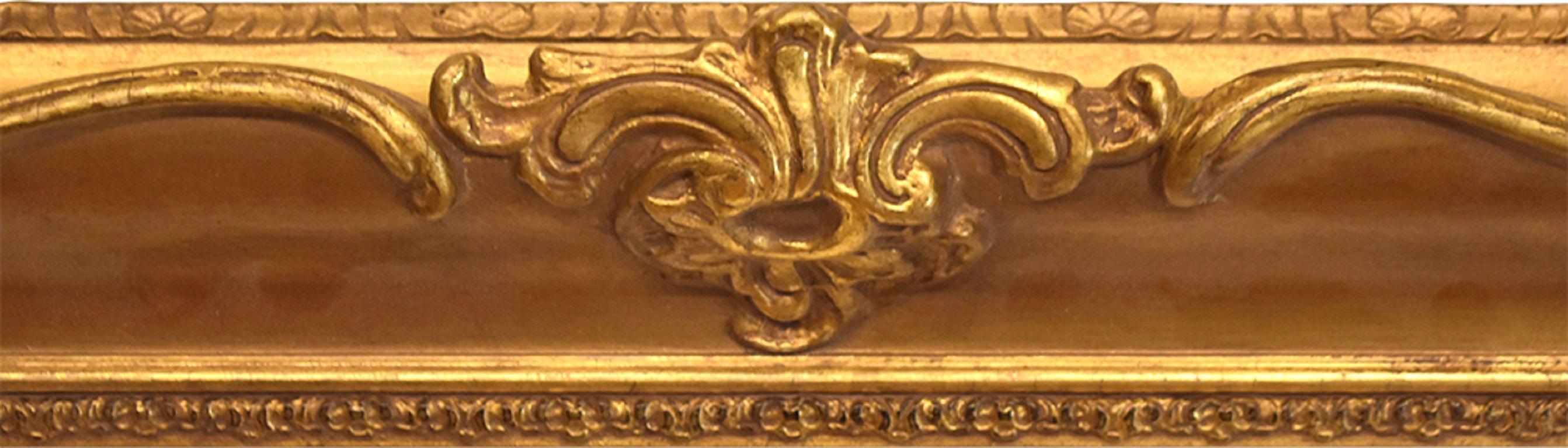 Amerikanischer vergoldeter Bilderrahmen im Louis-XV-Stil, um 1890, amerikanisch, 25x34 Zoll im Zustand „Gut“ im Angebot in Hallowell, US