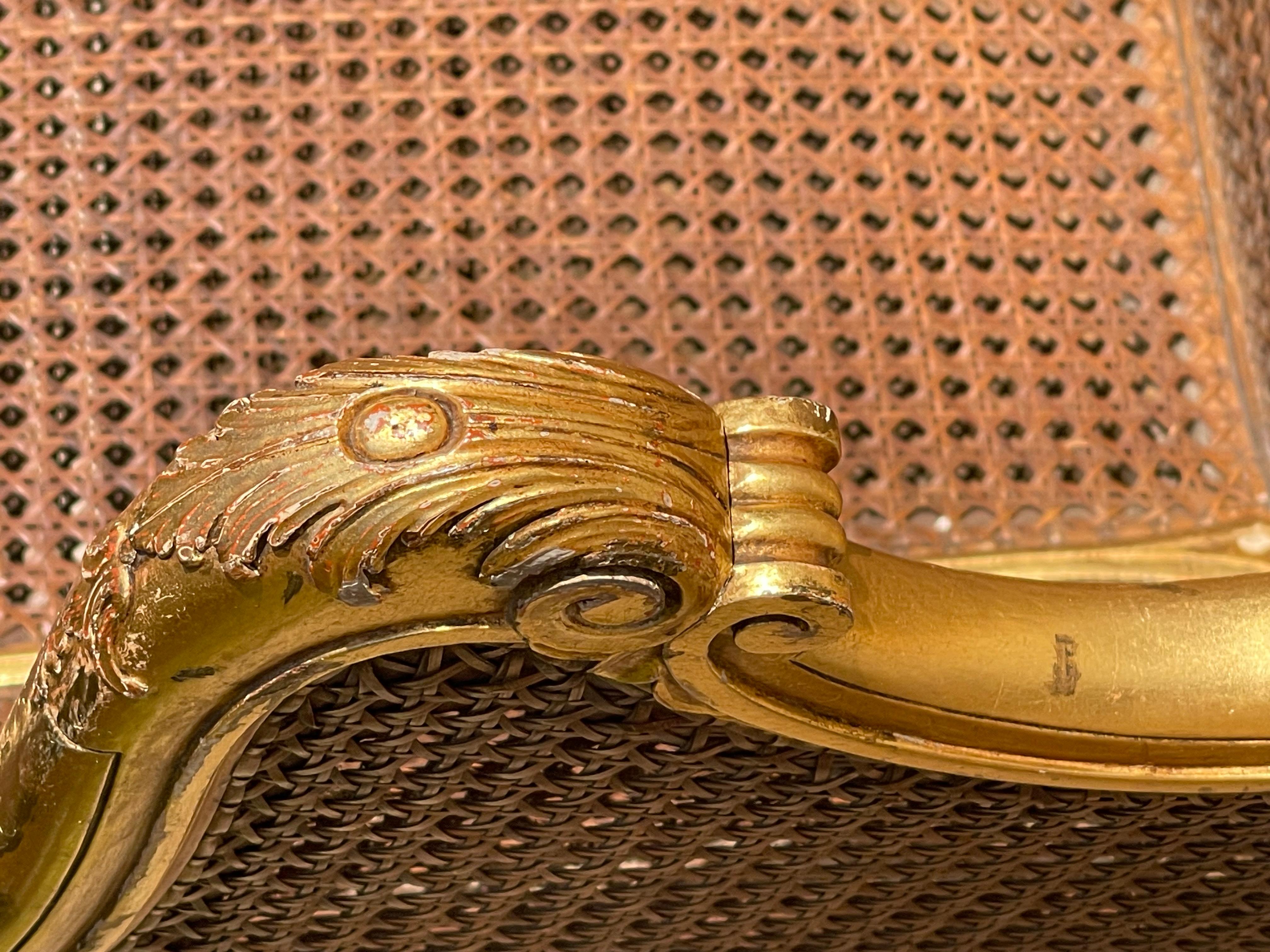 Louis XV Style Gilded Wood Bench en vente 6