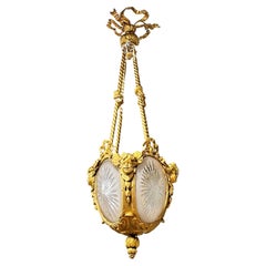 Louis XV Style Gilt Bronze and Cut Glass Chandelier