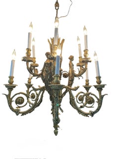 Louis XV Stil Vergoldete Bronze Kronleuchter