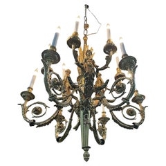 Louis XV Stil Vergoldete Bronze Kronleuchter