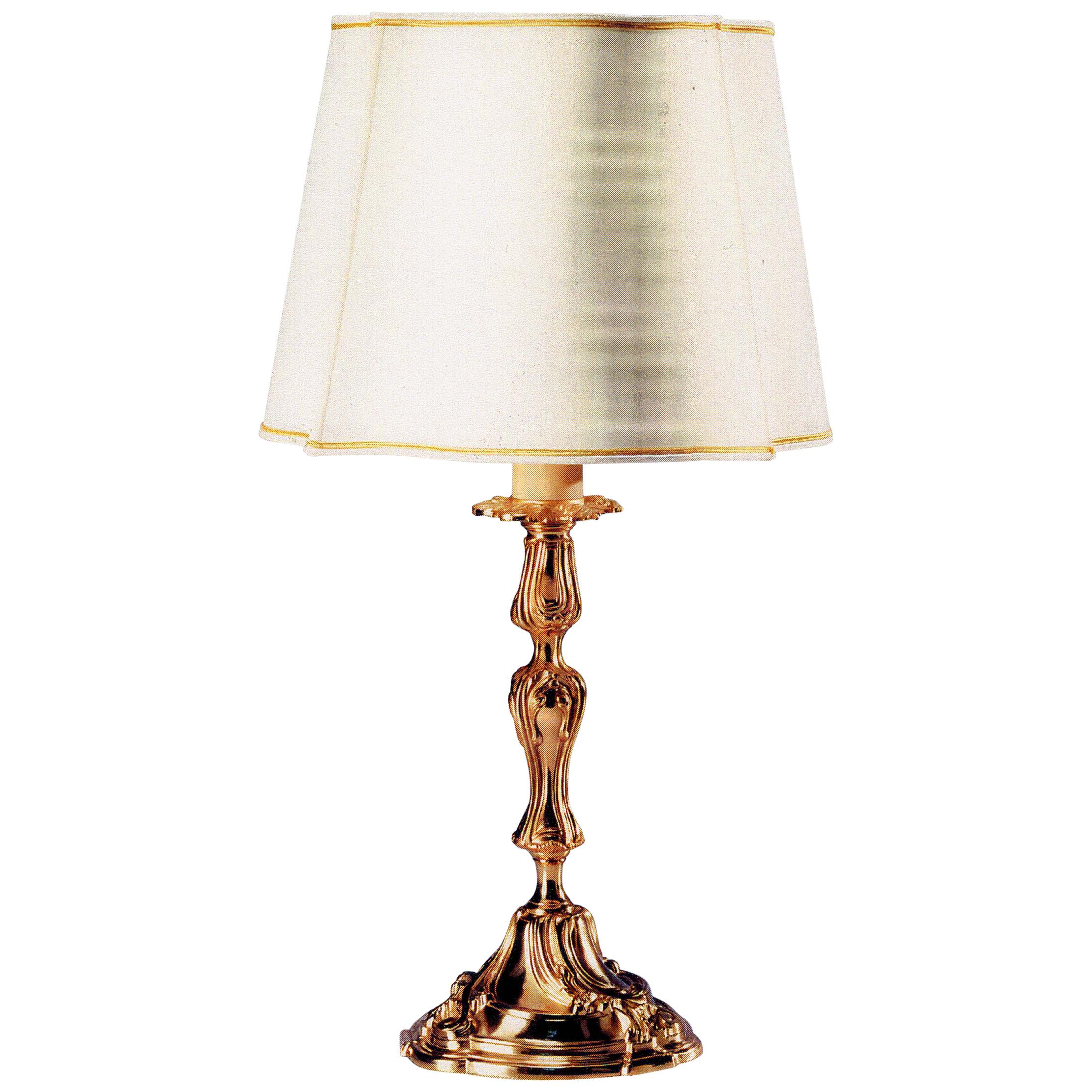 Lampe de style Louis XV en bronze doré par Gherardo Degli Albizzi  en vente