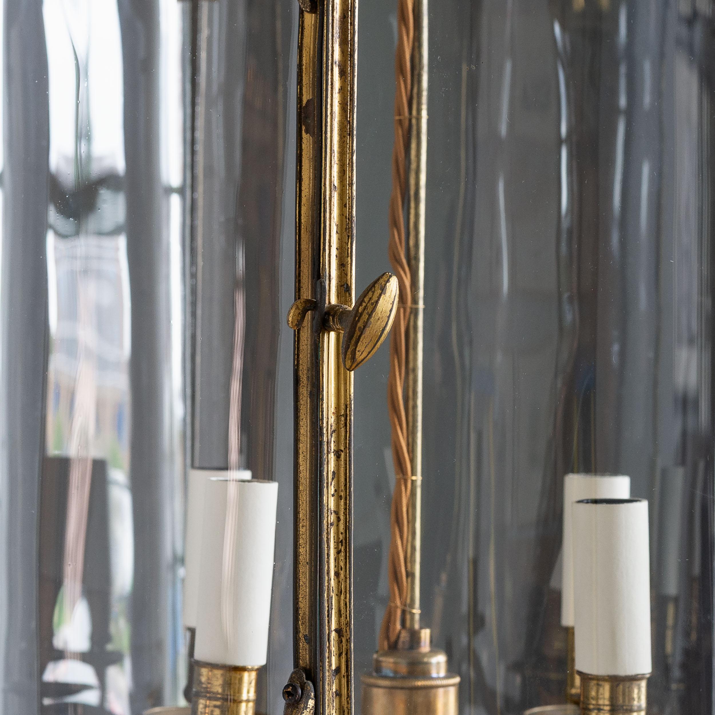 19th Century Louis XV Style Gilt-Bronze Lantern For Sale
