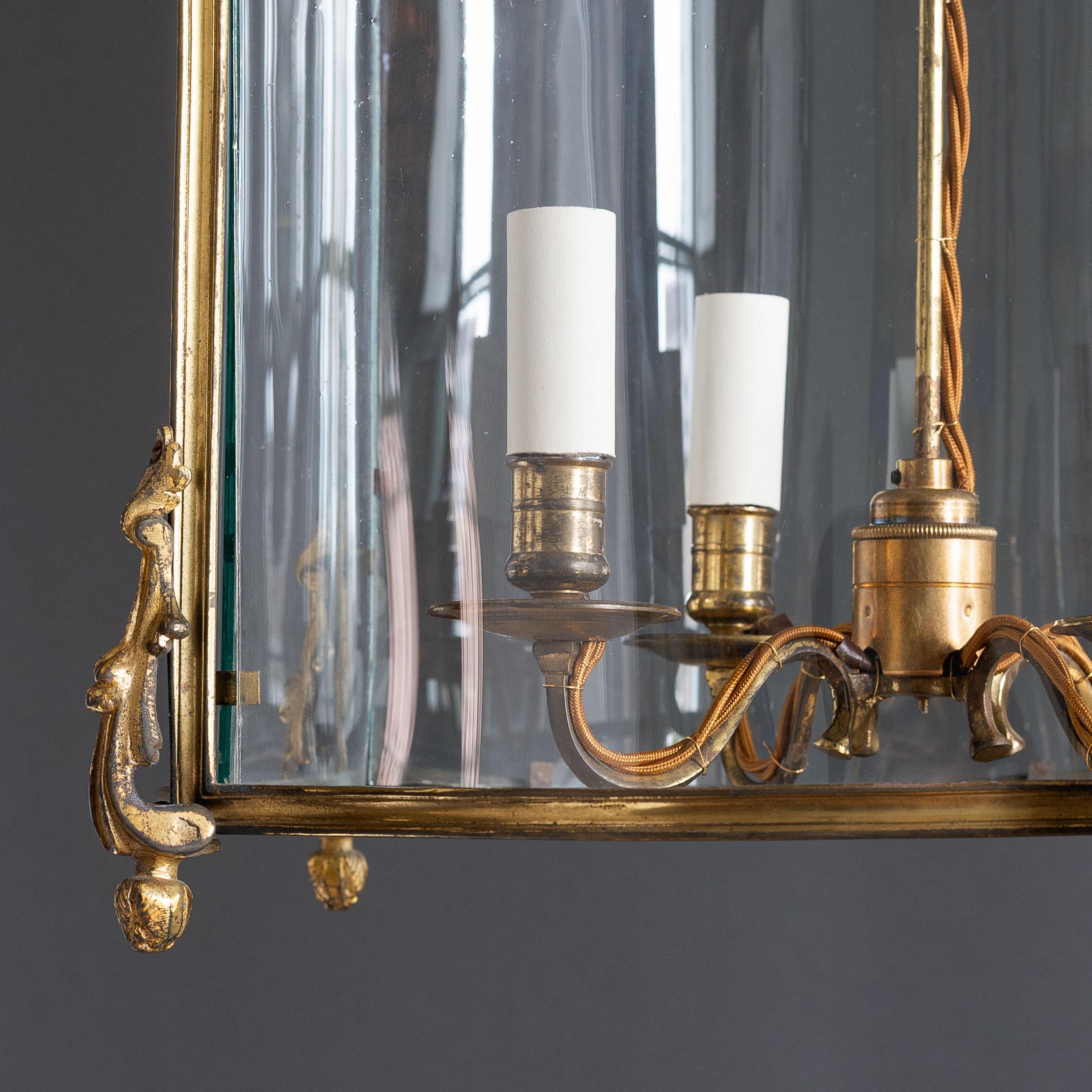 Ormolu Louis XV Style Gilt-Bronze Lantern For Sale