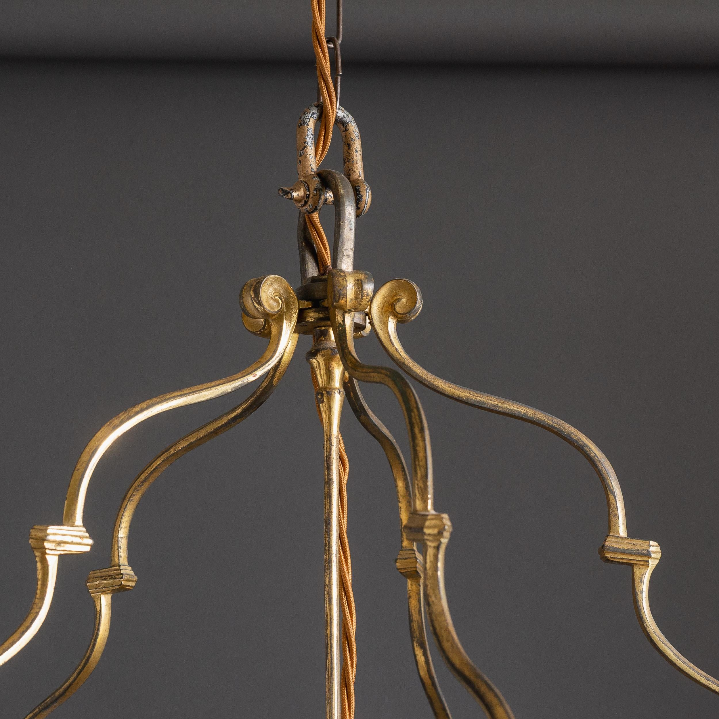 Louis XV Style Gilt-Bronze Lantern For Sale 3