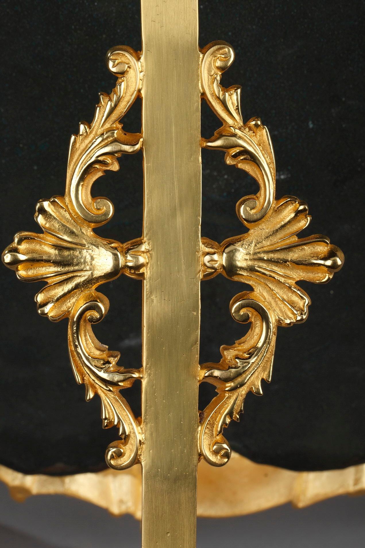 Louis XV Style Gilt Bronze Table Mirror For Sale 14