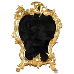 Louis XV Style Gilt Bronze Table Mirror