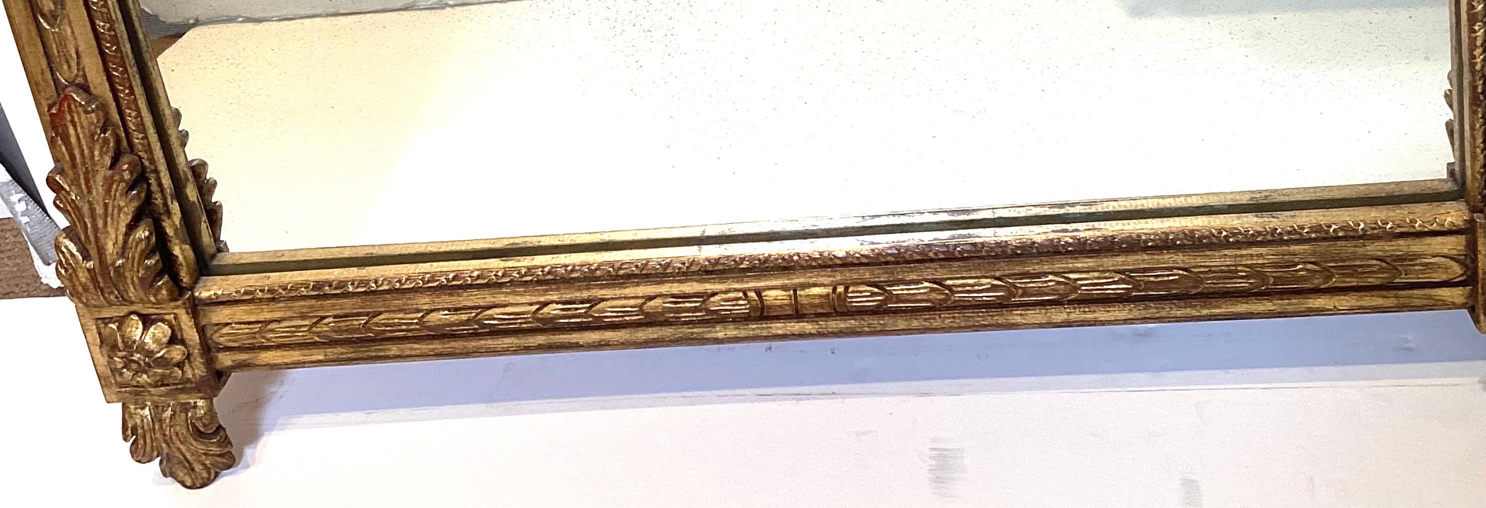 Louis XV Style Gilt Wood Mirror 2