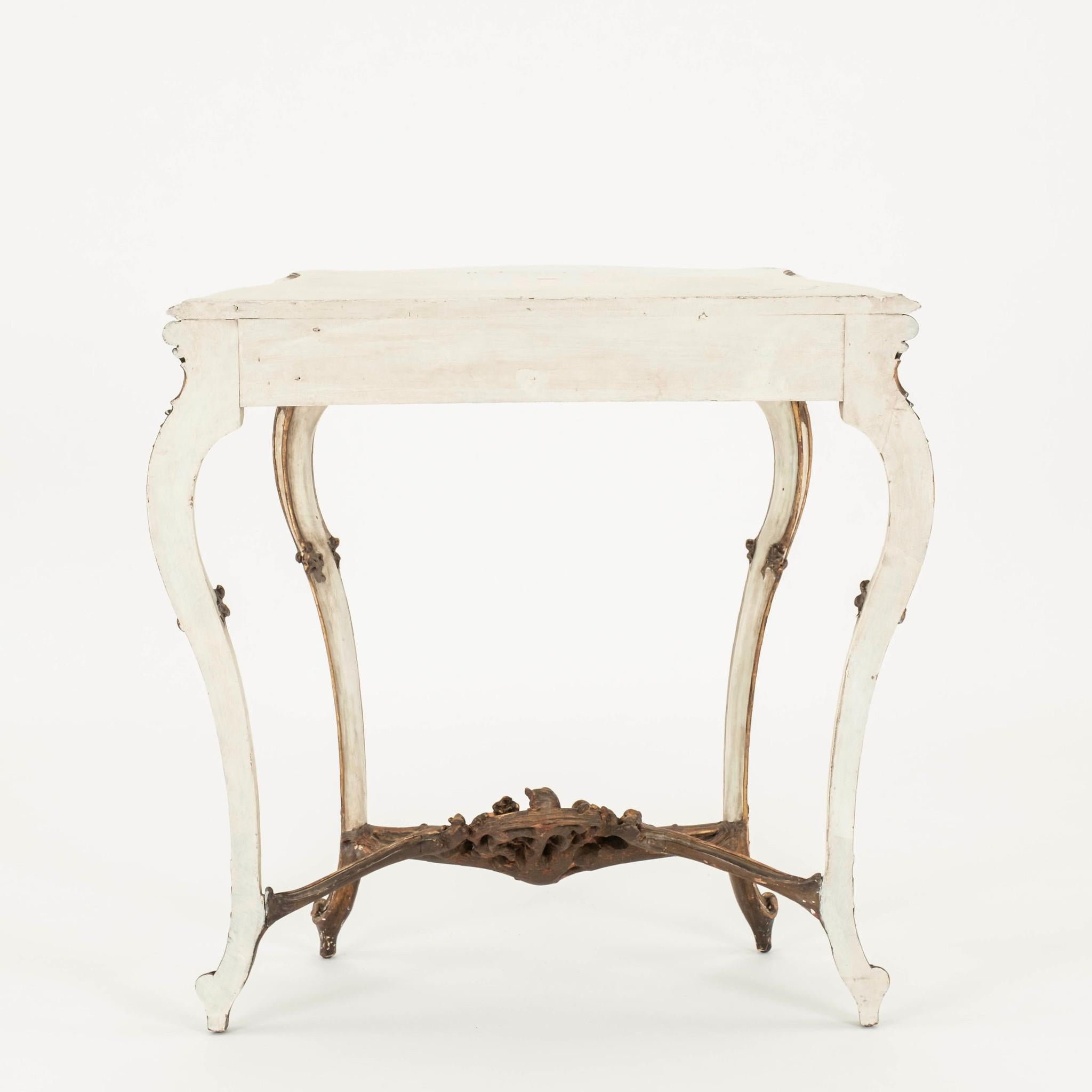 Louis XV Style Giltwood Console In Good Condition In Houston, TX