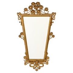 Louis XV Style Giltwood Framed Beveled Mirror