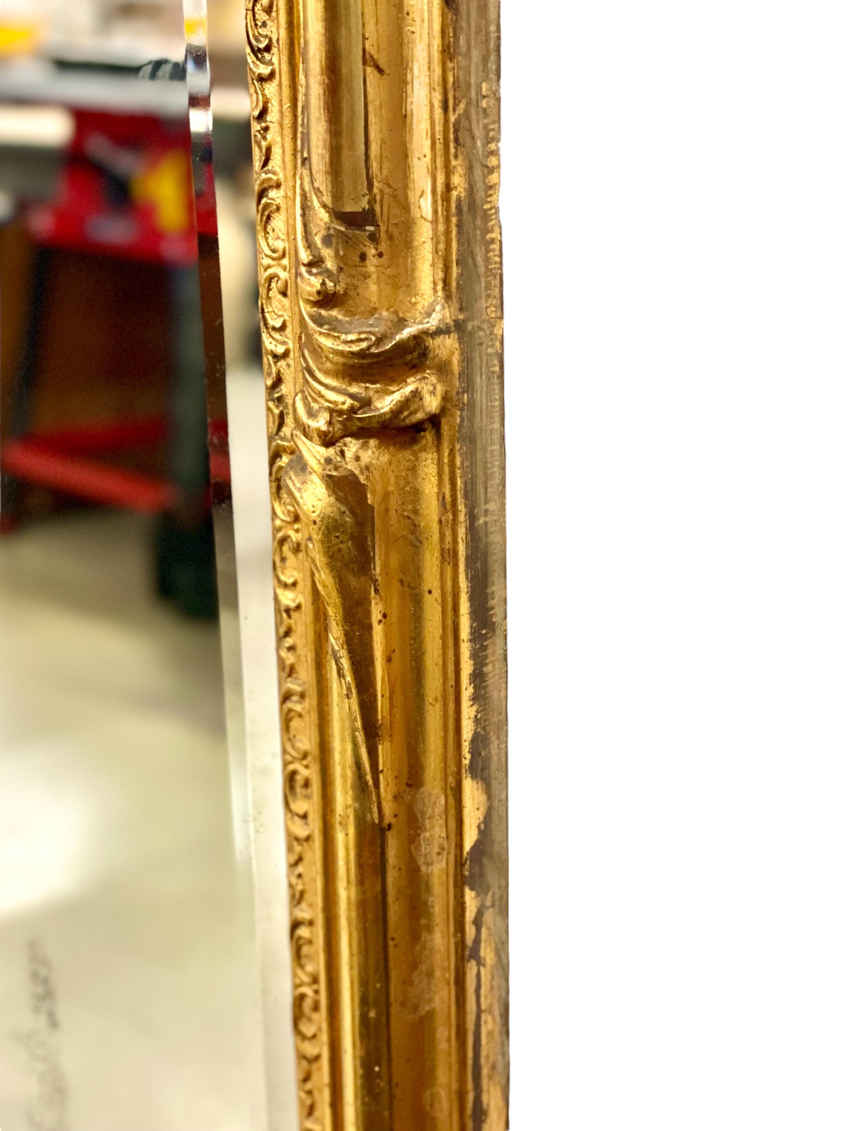 Louis XV Style Giltwood Mirror 19th Century 13
