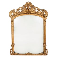 Louis XV Style Giltwood Mirror