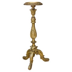 Antique Louis XV Style Giltwood Pedestal