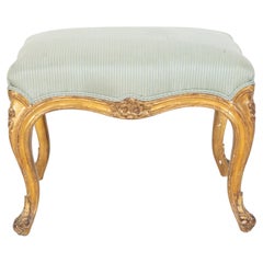 Louis XV Style Giltwood Tabouret, 19th Century