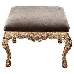 Louis XV Style Giltwood Tabouret