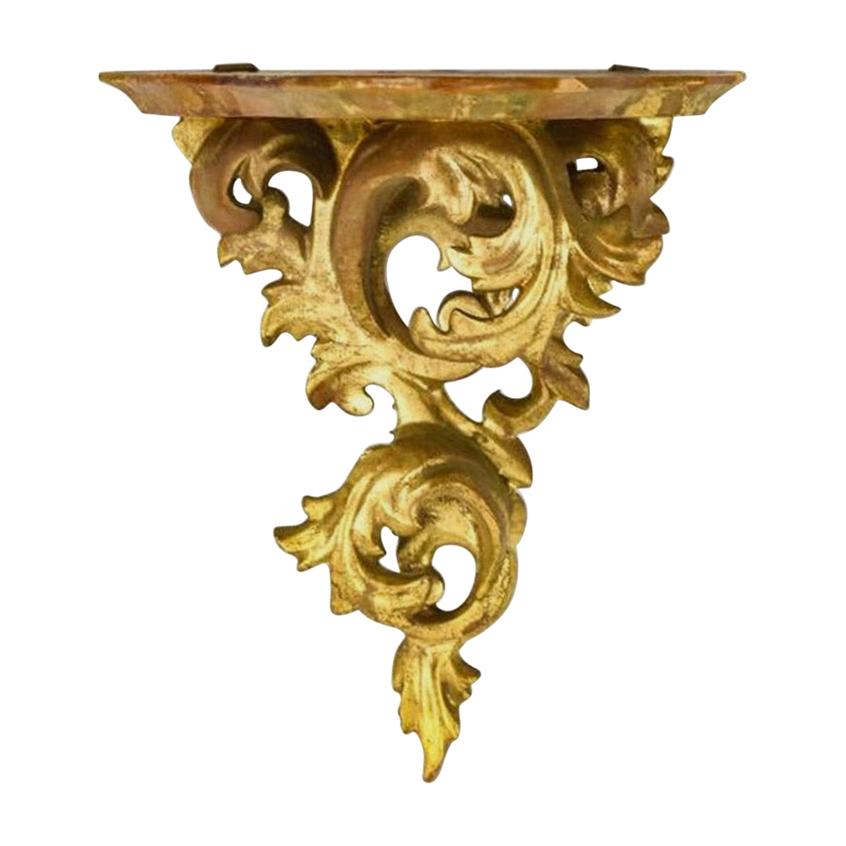 Louis XV Style Giltwood Wall Bracket For Sale