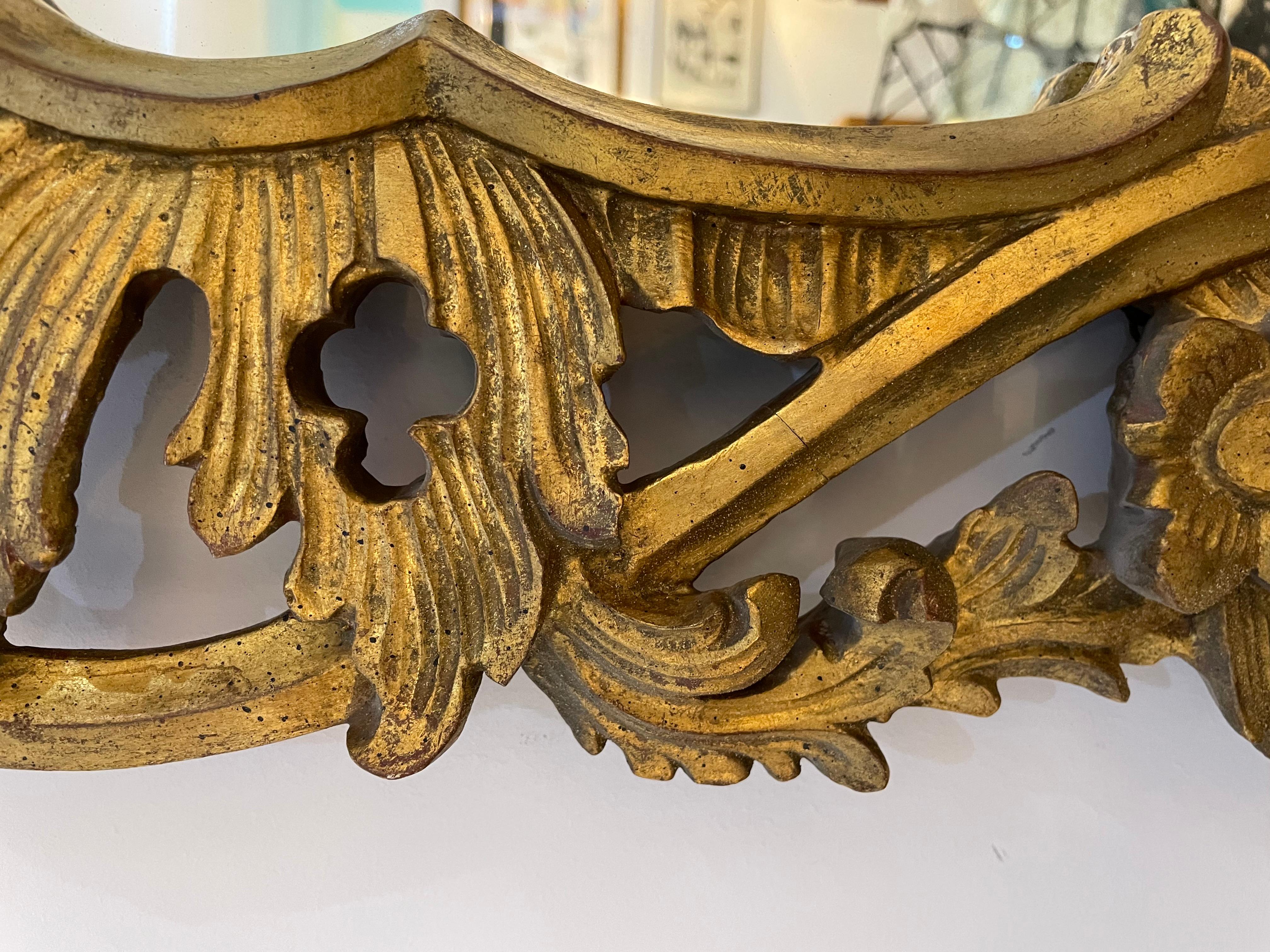 Louis XV Style Giltwood Wall Mirror For Sale 6