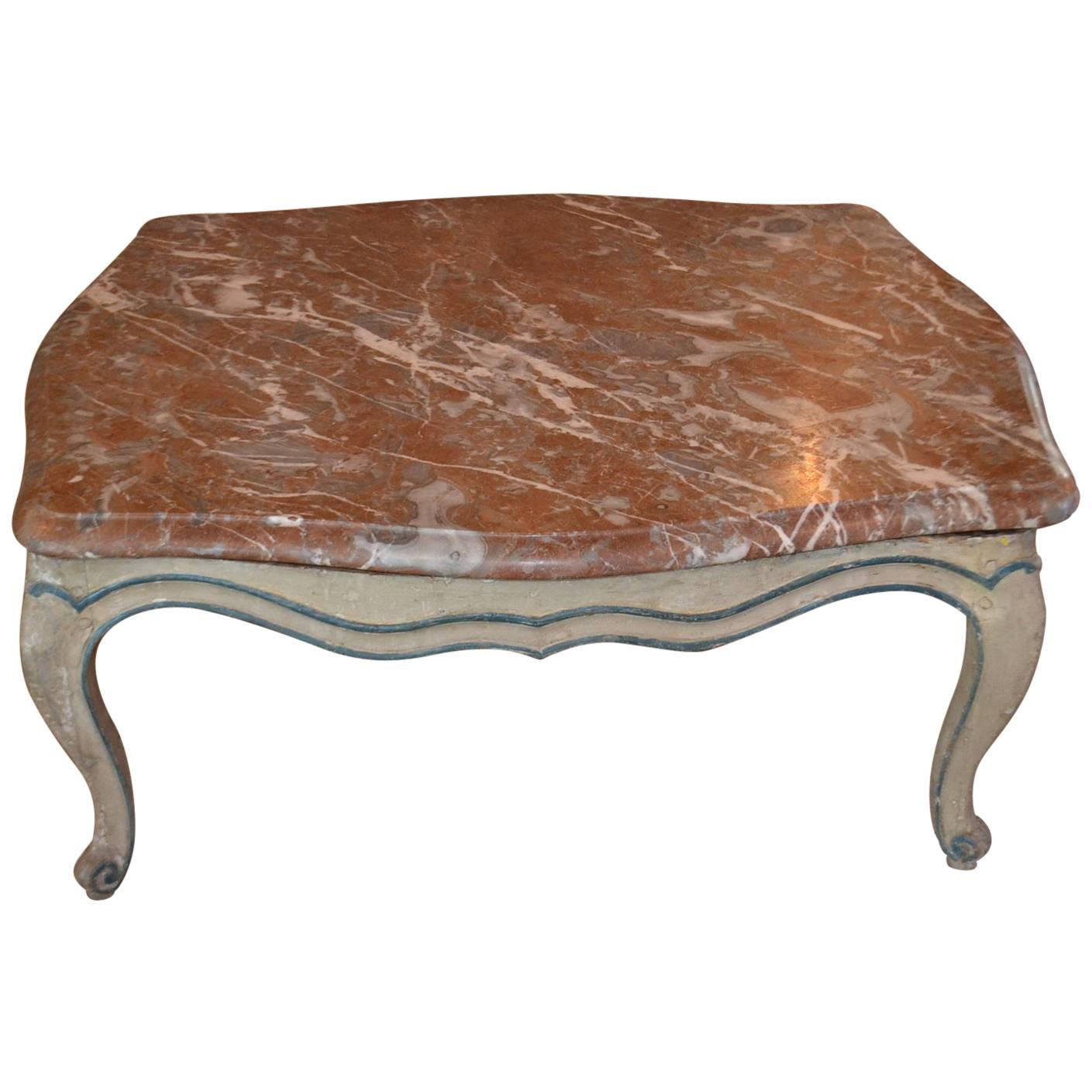 Mesa Gris Peinte Estilo Luis XV en venta