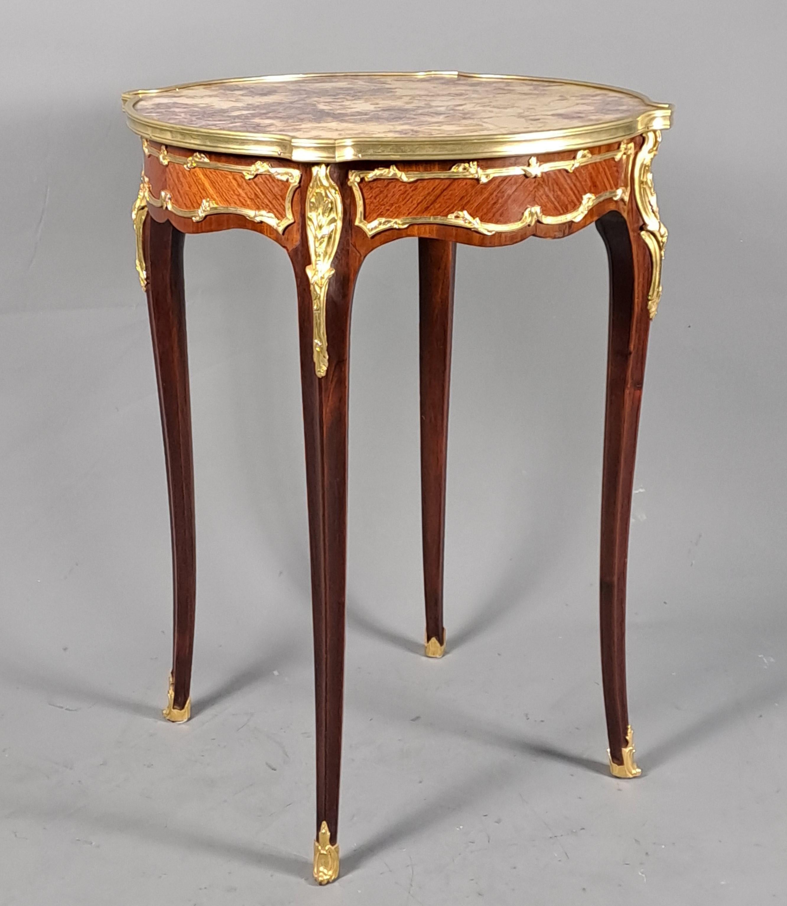 Louis XV Style Gueridon In Good Condition For Sale In BARSAC, FR