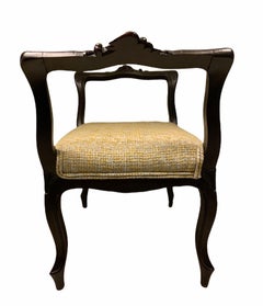 Louis XV Style Hall/Piano/Vanity Upholstered Wood Bench