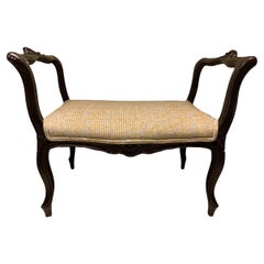 Louis XV Style Hall/Piano/Vanity Upholstered Wood Bench