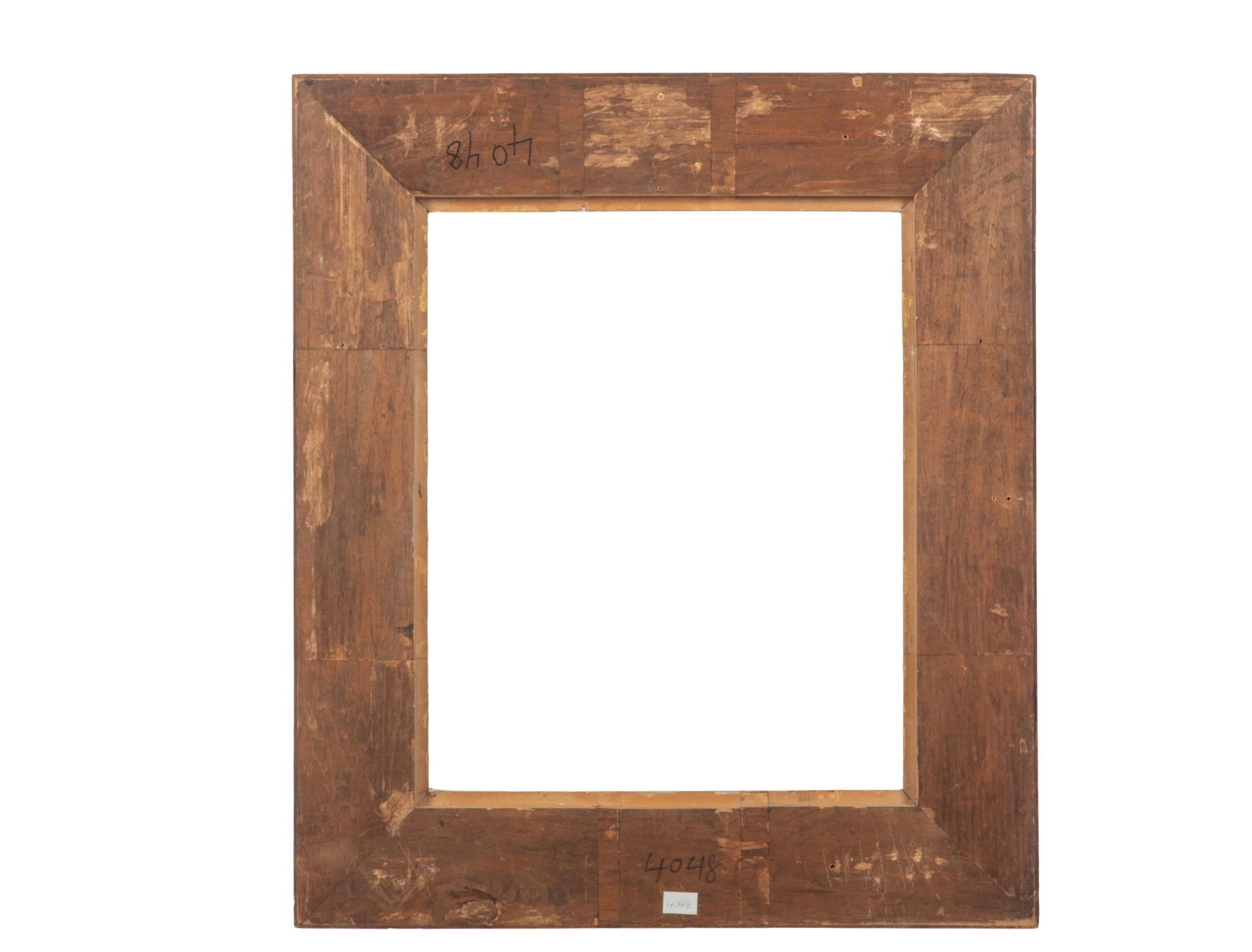 Miroir en bois doré sculpté à la main de style Louis XV en vente 11