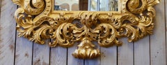 Large Louis XV Style Hand Carved Giltwood Mirror Made by La Maison London