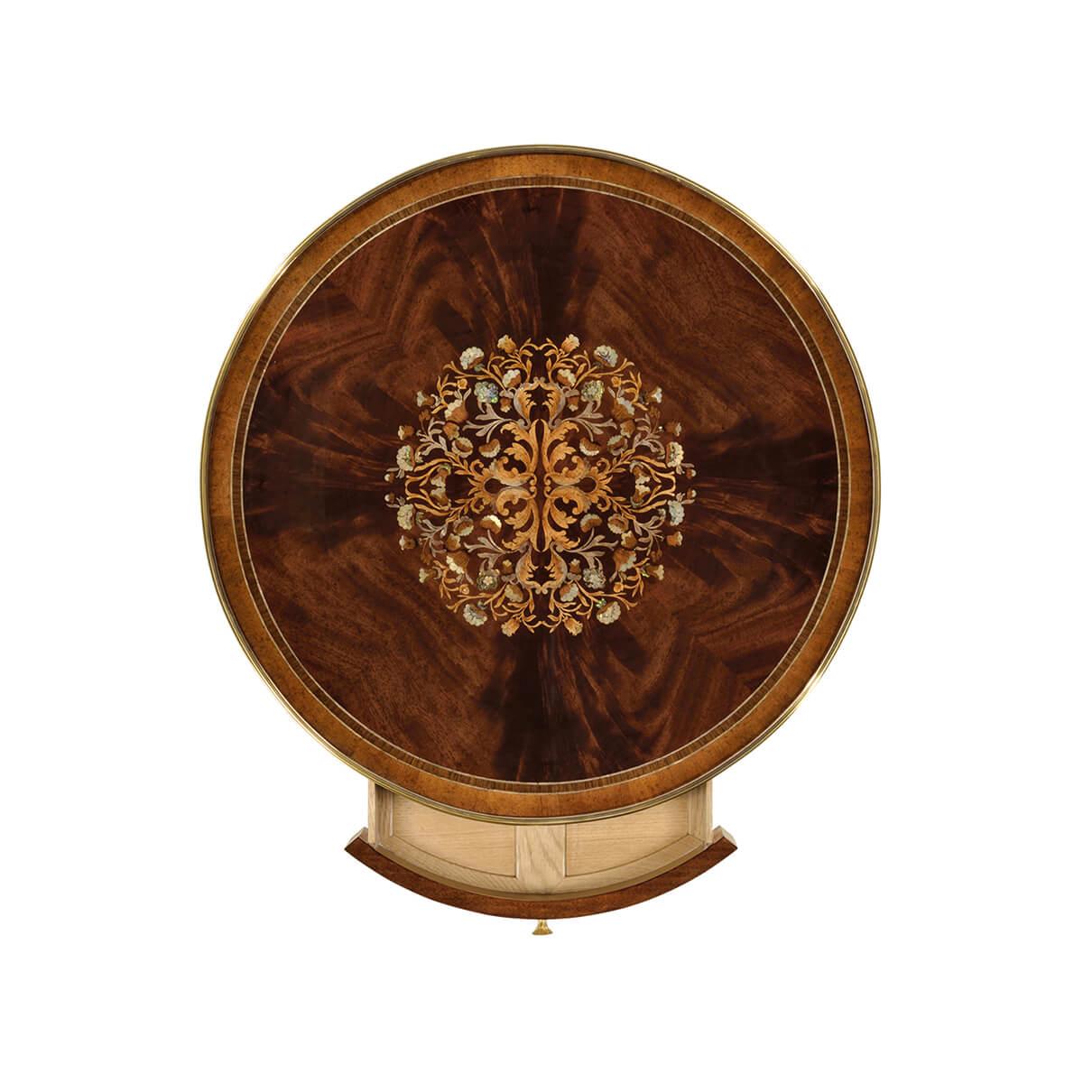 Vietnamese Louis XV Style Inlaid End Table For Sale
