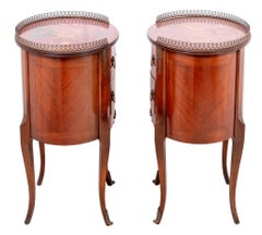 Louis XV Style Kingwood Bedside Tables, Pair