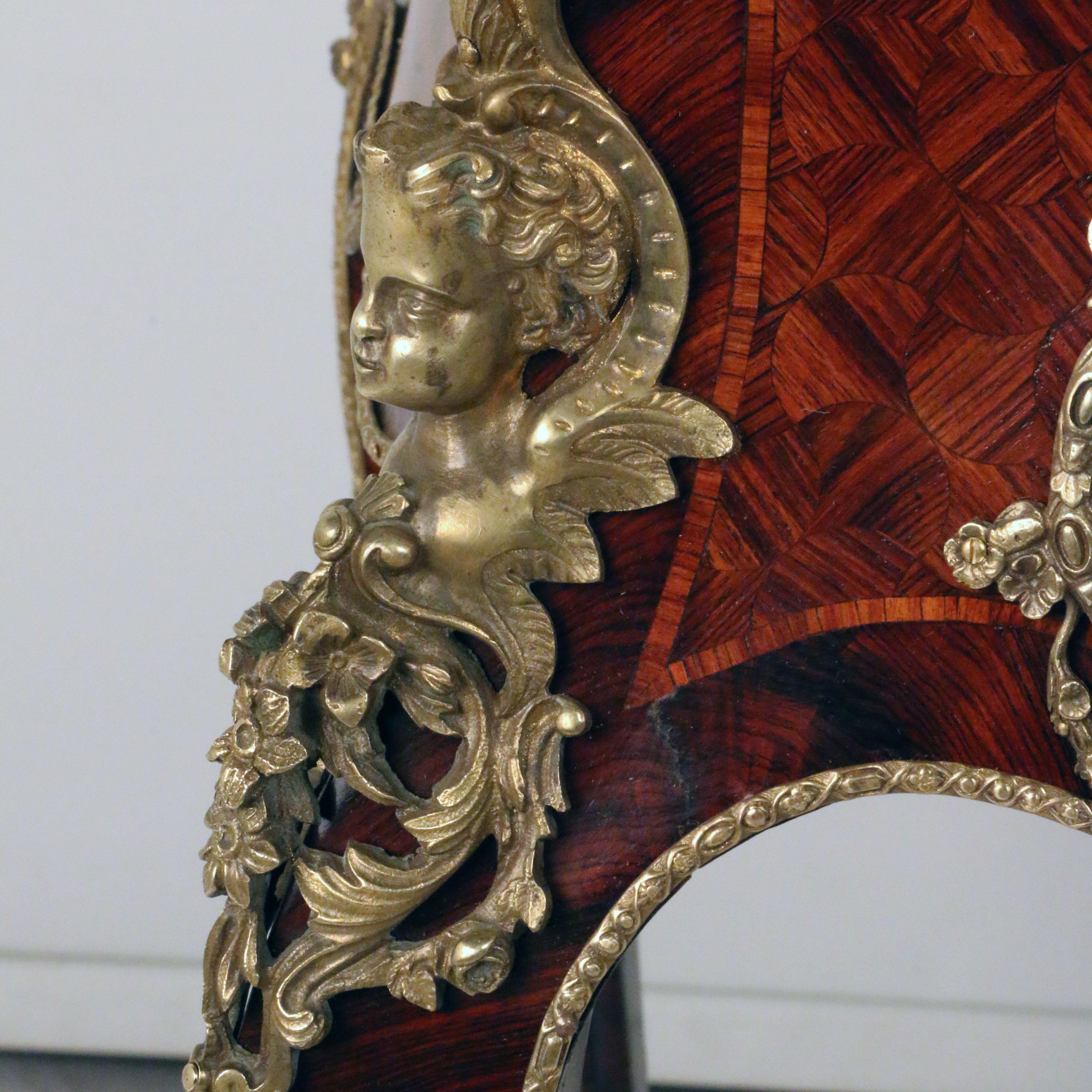 Louis XV Style Kingwood Bureau de Dame by Alphonse Giroux et Cie For Sale 4