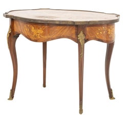 Louis XV Style Kingwood Marquetry Coffee Table