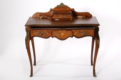 Louis XV Style Leather Top Ladies Writing Desk