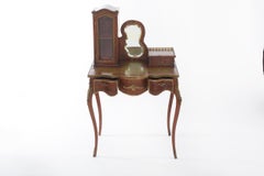 Louis XV Style Leather Top Ladies Writing Desk