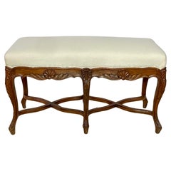 Antique Louis XV Style Long/Foyer Bench