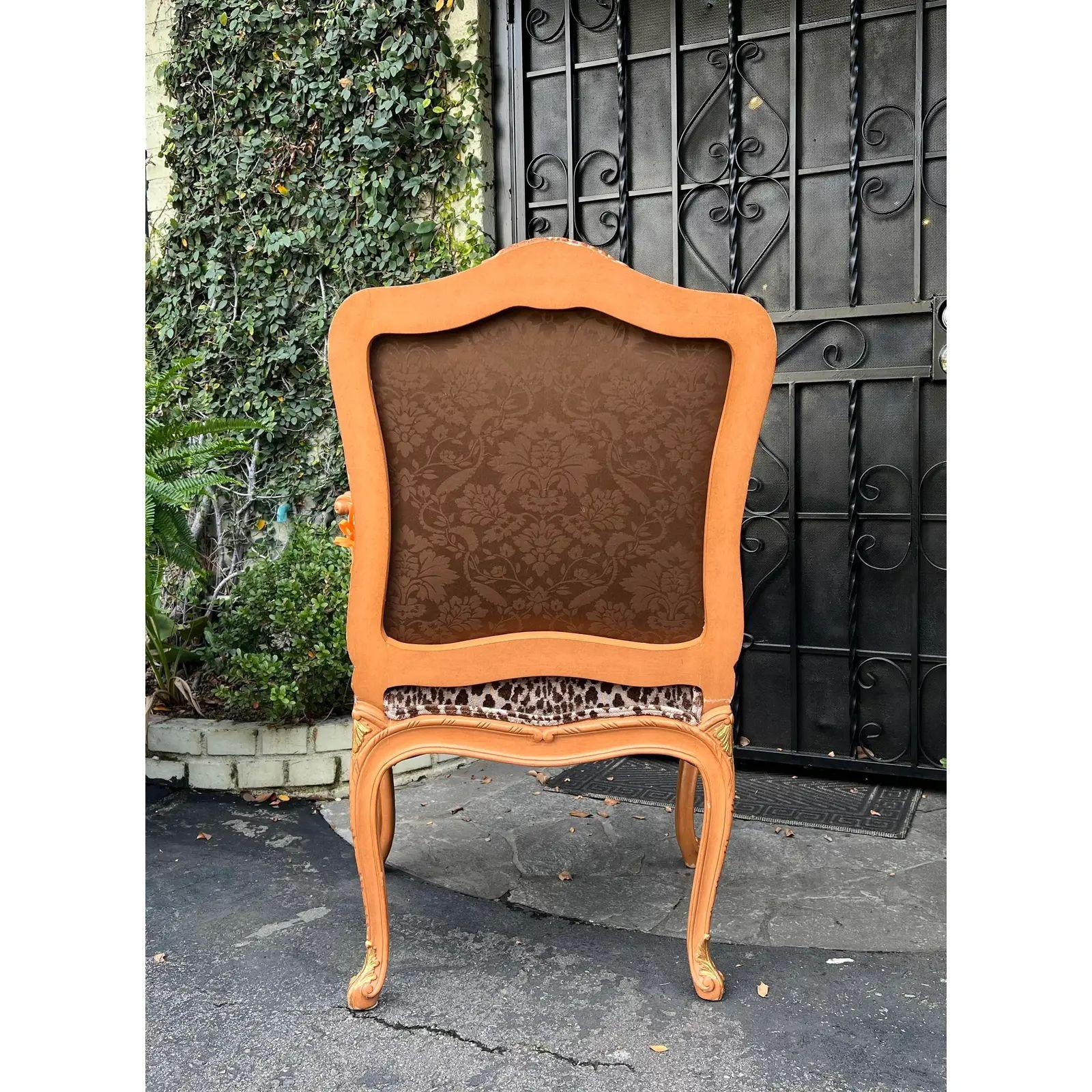 Contemporary Louis XV Style Louis Mittman Fauteuil Arm Chairs, 2010s For Sale